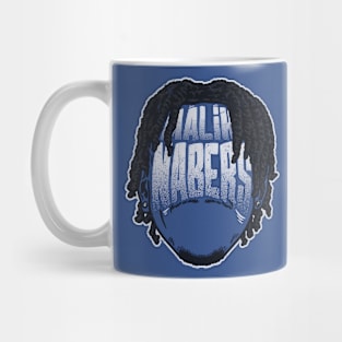 Malik Nabers New York G Player Silhouette Mug